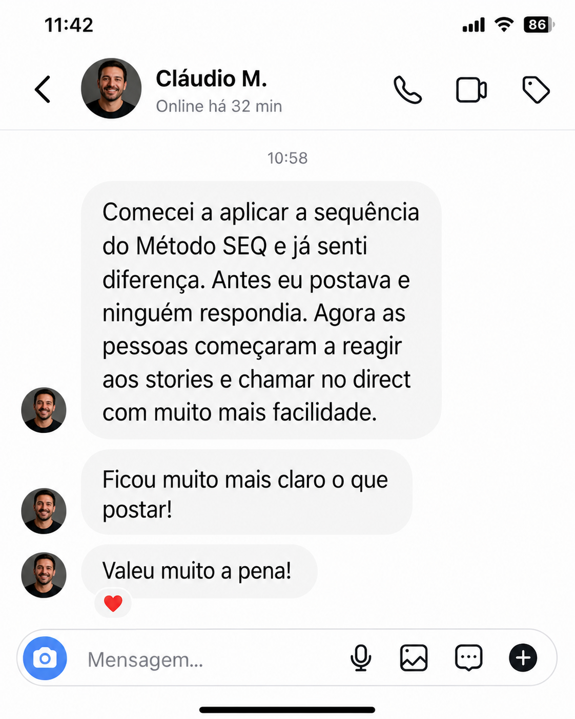 Depoimento Cláudio M.